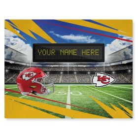 [Personalization Only] Official NFL Chiefs - 62" x 84" Personalized Washable Rug