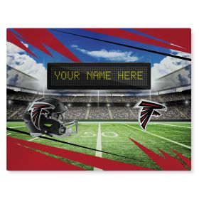 [Personalization Only] Official NFL Falcons - 62" x 84" Personalized Washable Rug