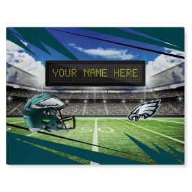 [Personalization Only] Official NFL Eagles - 62" x 84" Personalized Washable Rug