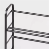 Small Space Metal Shoe Rack Black