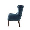 Button Tufted Back Accent Chair