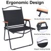 YSSOA Folding Camp Chair for Adults with Handle and Storage Bag, Large Size, 264lbs Load Bearing Collapsible Outdoor Furniture for Leisure, Beach