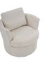 Swivel Barrel Chair, Comfy Round Accent Sofa Chair for Living Room, 360 Degree Swivel Barrel Club Chair, Leisure Arm Chair for Nursery, Hotel, Bedroom