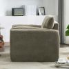 Modern Style Chenille Oversized Armchair Accent Chair Single Sofa Lounge Chair 38.6'' W for Living Room, Bedroom, Green