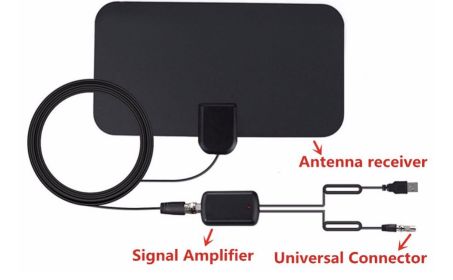 Mini Digital TV Antenna DVB-T2 (Option: TY23D with amplifier)